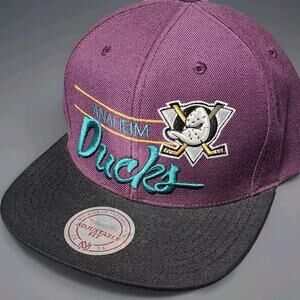 Anaheim Ducks NHL Mitchell & Ness Hat Snapback Cap Men